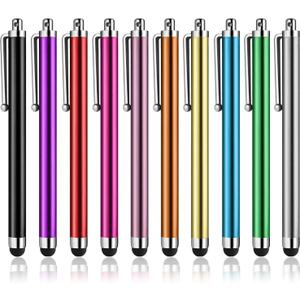 Stylus Pens for Touch Screens, Abiarst High Precision Universal Stylus for iPad iPhone Tablets Samsung Galaxy All Capacitive Touch Screens (10-Pack)