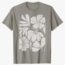Wildflower & Daisy Vintage Boho Botanical Graphic T-Shirt Size XXL