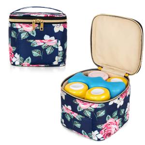 Teamoy Breastmilk Cooler - Bottle Bag for 4 Large 5 Oz Bottles, Perfect for Working Moms, Peony (Cooler Bag) Teamoy Breastmilk Cooler - Bottle Bag for 4 Large 5 Oz Bottles, Perfect for Working Moms, Peony (Cooler Bag)