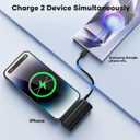 5000mAh Mini Portable Charger Compatible with iPhone 14/13/12/11/XR/XS/X/8/7/6, MFi Certified Ultra-Compact 20W PD Fast Charging Power Bank Mini Cute Battery Pack (1 Pack Black )