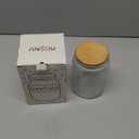 ANSQU Vintage Glass Jar with Lid, 23.7oz Airtight Glass Storage Canister Glass Food Storage Containers for Kitchen Counter, Pantry, Decorative Jar for Coffee, Tea, Sugar, Easter. Candy Cute Jar