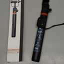 EUCOS 62" Phone Tripod, Tripod for iPhone & Selfie Stick with Remote, Extendable Cell Phone Stand & Ultimate Phone Holder, Solidest Phone Stand Compatible with iPhone/Android (Inferno Mix Carbon Black)