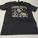 Gay Cowboy Butts Drive Me Nuts LGBTQ Western Gay Pride Rodeo T-Shirt (Small)