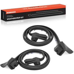 A-Premium 2PCS Front or Rear Car Door Weather Stripping Seal Strips Compatible with Chevrolet Camaro & Pontiac Firebird, 1982-1992