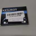 Keiurot T3 44MM Uder Cabinet Festoon Light Bulb Replacement Bulb Kit, Festoon bulb for Undercabinet RV Refrigerator Light Bulb Warm White 12Volt AC/DC, 6Pack