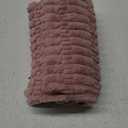 MIULEE Pack of 2 Corduroy Decorative Throw Pillow Covers 16x16 Inch Soft Boho Striped Pillow Covers Modern Farmhouse Home Decor for Sofa Living Room Couch Bed Blush Pink