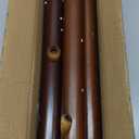 Pipishell Sturdy Wooden Coat Tree with 8 Hooks, 3 Adjustable Sizes for Clothes, Hat Stand Used in Bedroom/Office/Entryway, Brown