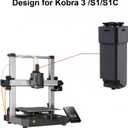 FYSETC 3D Printer Accessories Filament Hub: Realize 4 Colors Printing Replacement Assembled Adapter Kit Compatible with Anycubiic Kobra S1 Combo and Kobra 3
