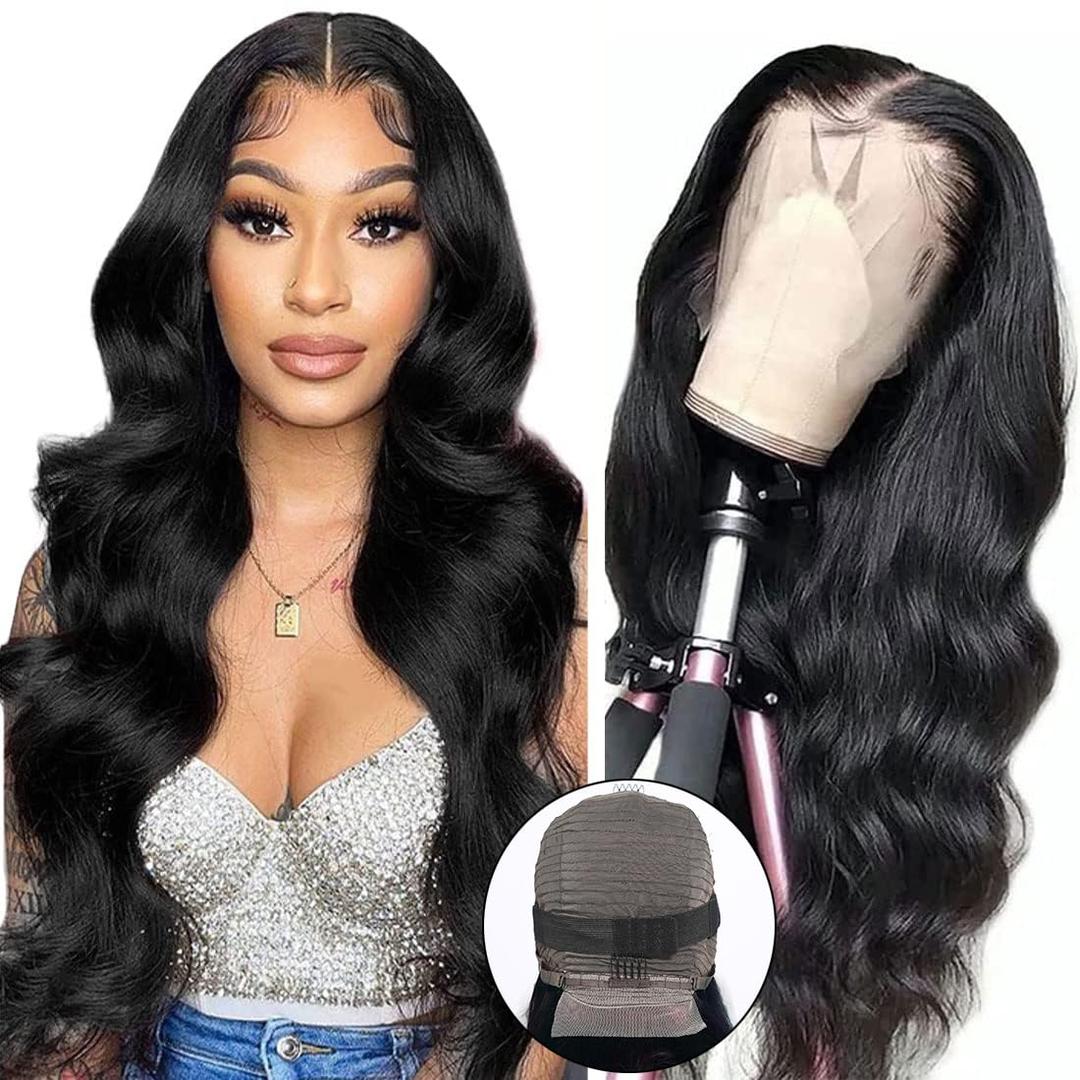 Body Wave Lace Front Wigs Human Hair 13x4 HD Lace Front Wig Pre Plucked Body Wave Glueless Wigs for Women
