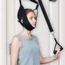 Cervical Neck Traction Device Over the Door - Hanging Neck Stretcher for Cervical Spine Decompression and Pain Relief - Home Use Neck Sling to Relieve Tension & Stiffness