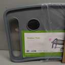 NOVA Walker Tray, Food Tray with 2 Cup Holders for Folding Walker, Fits on Most Folding Walkers, 1 Count (Pack of 1)