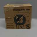 Elevated Inflatable Dog Cone Collar to Stop Licking, Doggie Donut Collar After Surgery, Soft Dog Cone Alternative for Small Medium Large Dogs (M(Neck 9"-12.5"), Navy)