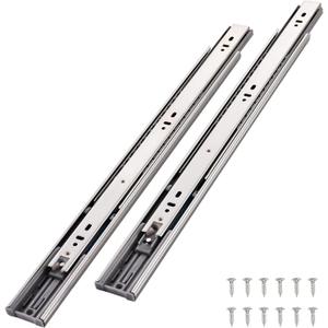 Soft Close Drawer Slides 22 Inch 6 Pairs, Side Mount Metal Ball Bearing Full Extension Drawer Slides Rails,10 12 14 16 18 20 22 Inch 100 LB Load Capacity Cabinet Wardrobe Slider Kitchen Glides
