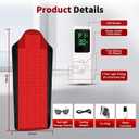 Full Body Red Light Therapy Bed with 1707 LEDs, 73" x 36", FSA&HSA