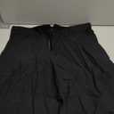 Baggy Barrel Pants Women Cotton Linen Summer Palazzo Pants Casual Wide Leg Trousers with Pockets (Black, XL)