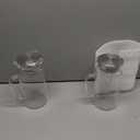 Set of 2 Glass Pitcher with Lid, 1200ml Leak Proof,Glass Water Jugs, BPA-Free,Microwave & Dishwasher Safe Pitcher,Sun & Iced Tea, Sangria,Cold Brew Coffee & More (1500ml)