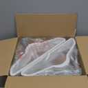 HOUSE DAY White Velvet Hangers 60 Pack, Non Slip Clothes Felt Hanger Heavy Duty for Coat, Premium Slim Space Saving Suit Hangers for Closet Organizer, 360 Rotating Silver Hook