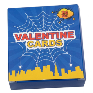 24 Pack Valentines Day Cards for Kids with Key Chains for Valentine's Classroom Exchange, Valnetine's Day Gifts for Kids Party Favor, Game Prizes