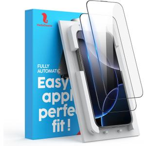 Compatible with iPhone 15 Screen Protector Clear,[Military Grade Shatterproof][Anti-Reflection][Anti-Fingerprint] 3D Full Coverage 9H Screen Protector,Case Friendly,Easy install,2 Pack