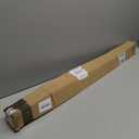 BRIOFOX Industrial Shower Curtain Rod - Rustproof Non-Slip 43-72 Inches Tension Curtain Rod for Window or Bathroom, Sunglow Gold