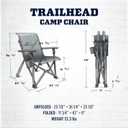 YETI Trailhead Collapsible Camp Chair, 29.9 inches x 24 inches x 36.3 inches