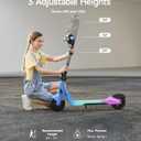 NAVEE K100 Series Electric Scooter for Kids 5-11, Adjustable Handlebar/Speed, Digital Pet, 12.4/9.9/7.5 mph, Safe Brake, Foldable, RGB Lights, Smart APP, Growing Adventurer Gift for Boys Girls, UL2272