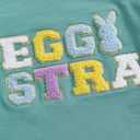 YINGISFITM Toddler Baby Boy Girl Easter Outfit Short Sleve Bunny Shirt Top Bunny Shorts Kids Easter Clothes Summer clothing (Green)