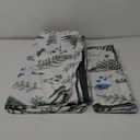 Bedsure Duvet Cover Queen Size - Reversible Plants Duvet Cover Set with Zipper Closure, 3 Pieces Green Bedding Set with 8 Corner Ties and 2 Pillow Shams 20"x26" (05 - Mallard Green (No Comforter))