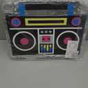 BLUE PANDA Boombox Pinata - 80s and 90s Theme Party Decorations, Hip Hop, Retro Birthday Supplies (16.5x12.8x3 In) - 90s Party Decorations - Boom Box Decor Pinata