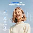 Language Translation Earbuds, 3-in-1 Translator Earbuds & 144 Languages & Accents, Translator Device Translation Earbuds Real Time fit iOS & Android for Travel Business &Learning,M74-Milk White