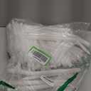 144 Pcs Glass Candlestick Holders Bulk Taper Candle Holders Decor 2.5 Inch with Long Tapered Candles for Table Centerpiece Wedding Holiday Party Decoration