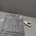 VANKADA Heating Pad Electric Heat Pad, Hot Heated Pad,Multiple Temp and Timer Settings,Suitable for Shoulders, Neck, arms, Abdomen, Back, Legs, etc. (Silver Gray, 24"X12")