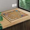 Wooden Puzzle Board with 4 Sliding Drawers - 25" x 19" Jigsaw Puzzle Organizer for 300 & 500 Pieces - Portable Smooth Surface Puzzle Table for Adults and Seniors