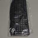 Wireless Keyboard, 2.4G Full-Sized Ergonomic Wireless Computer Keyboard with Wrist Rest for Windows, Mac OS Laptop/PC/Desktop/Notebook(Black)