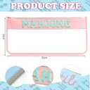 2 Pcs American Mahjong Bag Empty Mahjong Tiles Bag with Zipper Letters Mah Jong Carrying Bags American Mah Jong Accessory Case Only (Modern Style,Large)