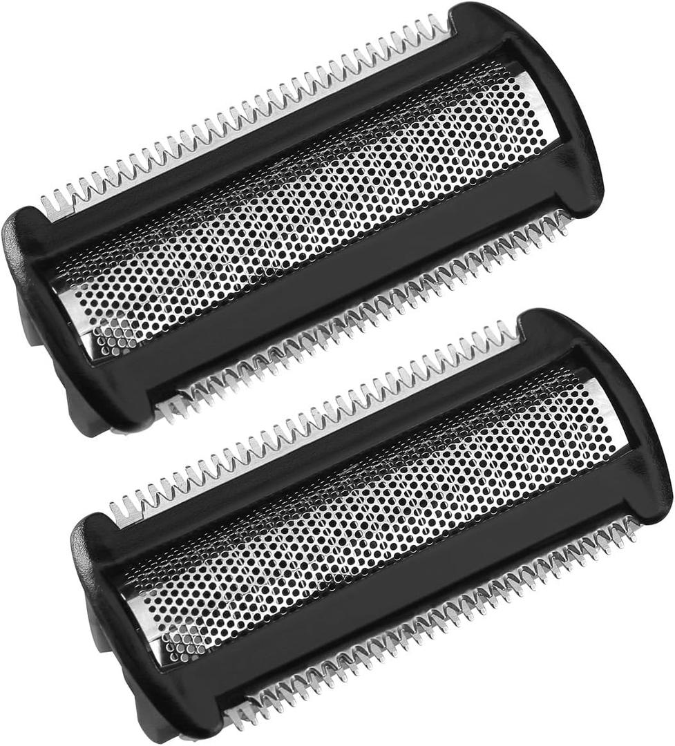 2PCS BG2000 Replacement Head with Brush Compatible with Philips norelco bodygroom 7000 Compatible for BG5025, BG7030, BG7040, BG2030, BG2040 Replacement Heads
