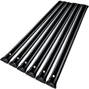 Water Bags for Pool Cover Winter Closing, 0.6mm Thicker Water Tubes Weights for Inground Swimming Pool, 6pack PVC Black Pool Bags with Screw Caps (8ft)