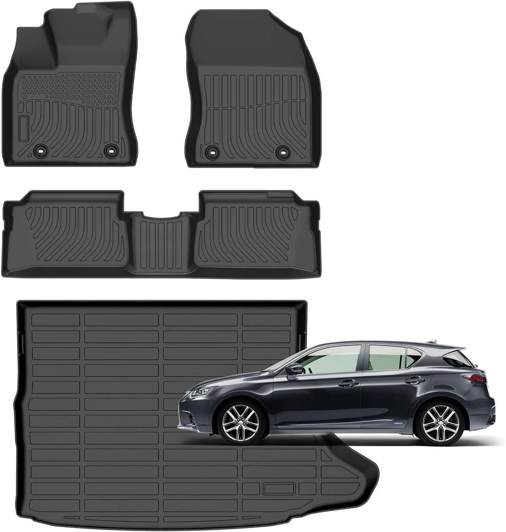 for Lexus CT200h Floor Mats 2011 2012 2013 2014 2015 2016 2017