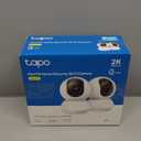 Tapo 2K Pan/Tilt Security Camera for Baby Monitor, Dog Camera w/Motion Detection, 2-Way Audio Siren, Night Vision, Cloud&SD Card Storage, Works w/Alexa & Google Assistant, 2-Pack (Tapo C210P2)