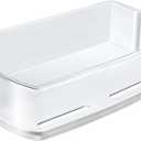 MONST AAP73051304 AP5955771 Door Shelf Bin Compatible with lg, kenmore Refrigerator Door Bin, Part Number : PS10065040, 3190322, EAP10065040, Food Grade Plastics, White