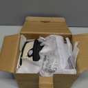 Aootek New Solar Motion Sensor Lights 120 LEDs with Lights Reflector,270 Wide Angle, IP65 Waterproof, Step Lights for Front Door, Yard, Garage, Deck (Black, Daylight White, 6-Pack)