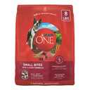 Purina ONE Small Bites Dry Dog Food for Adult Dogs with Added Vitamins & Minerals, High Protein Beef & Rice, 8 lb Bag, BBD: Mar 2026