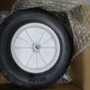 72-108 Wheels for Oregon, 8 Inch Universal Wheels Tires for Lawn Mower, BBQ Grills, Radio Flyer Wagon, Hand Truck, Utility Cart, Snowblower, 2 Pack