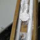 Tension Shower Curtain Rod No Drilling, Adjustable 51-128 In, White
