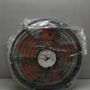 25 Inch Outdoor Ceiling Fan with Lights and Remote, Waterproof Gazebo Hanging Fan with 3CCT Dimmable, Black Plug in Caged Ceiling Fan for Patios Porch Pergola,Canopy