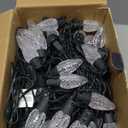 Smart C9 LED Christmas Lights Outdoor, 118 FT 150 LED C9 String Lights App Control 105+ Modes Waterproof Connectable RGB Color Changing Christmas Tree Lights for Outside Roofline Patio Home Xmas Decor