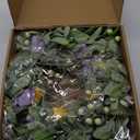 Caracaleap Spring Flower Door Wreath, Berry's, Flowers, and leaves