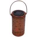 Butterfly or Hummingbird Solar Lanterns Outdoor Hanging, Waterproof Butterfly Garden Decor, Gifts for Women Mom Grandma Metal Solar Lights Decoration Outside for Yard, Patio, Pathway (Butterfly)