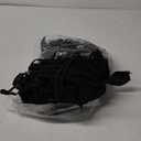 50pcs 14 Inch Stretch Elastic Loops with Pre-Tied Black Ribbon Bows for Gift Wrapping,Baby Showers, Weddings, Christmas Boxes (14", Black)