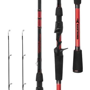 KastKing Royale Advantage Fishing Rod, Spinning Rod & Casting Rod 
6'10" MH
, IM6 Graphite Blanks, 2-Pieces Rods with Extra Tip Section,KastFlex Technology, Power Transition System, EVA Handle